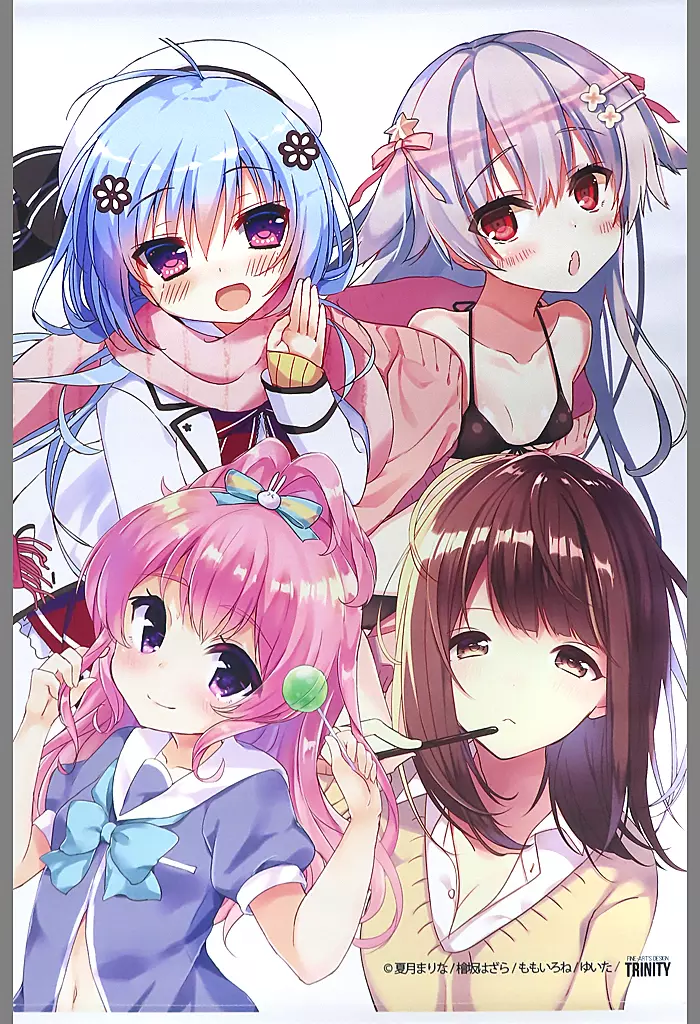 駿河屋 -<中古>【オリジナル】B2タペストリー(夏月まりな＆檜坂はざら 