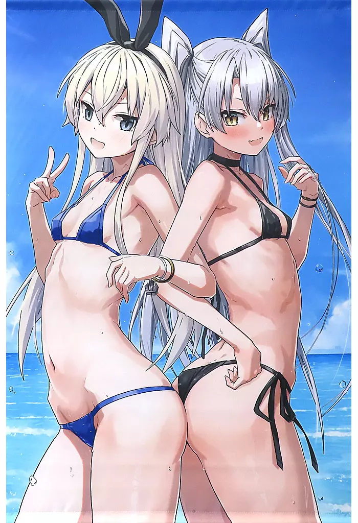 【艦隊これくしょん~艦これ~】B2タペストリー 島風&天津風(小鳥遊啓) C104/ひつじ缶