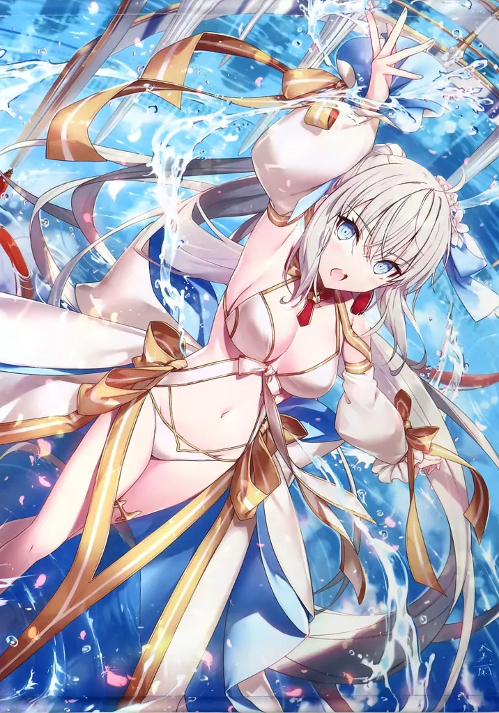 【Fate シリーズ】B2タペストリー 水妃モルガン(我美蘭) C103/でぶねこ