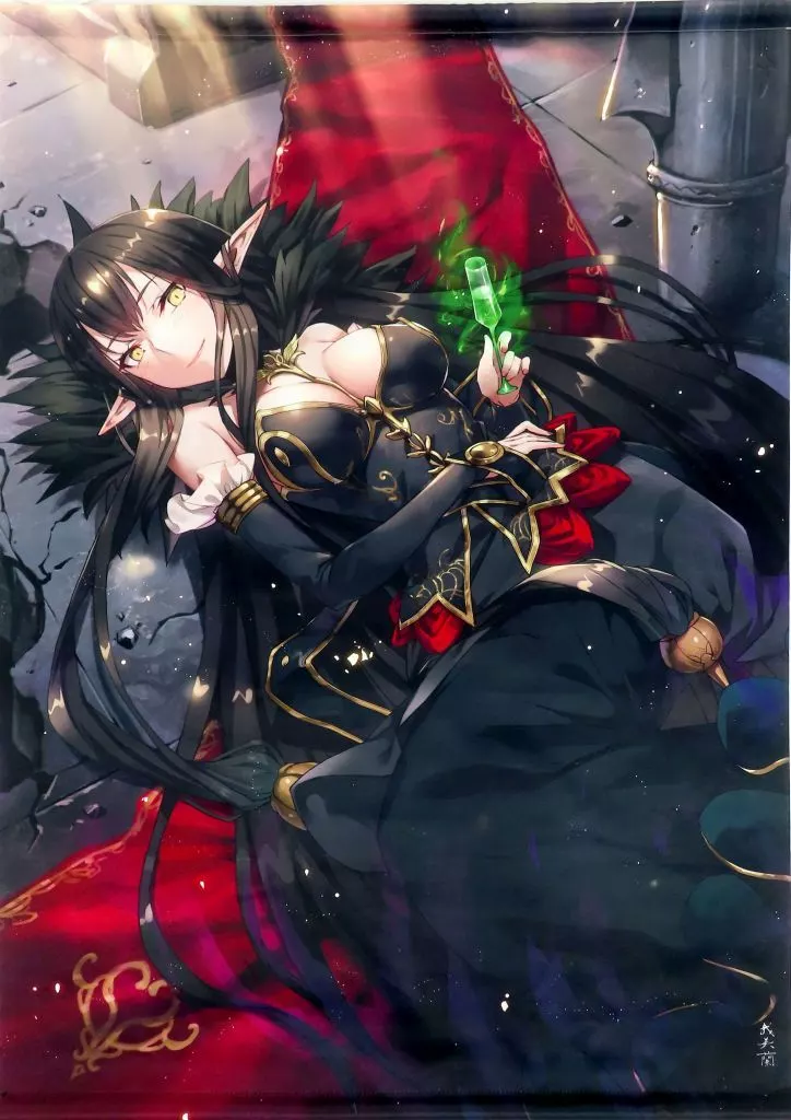 【Fate シリーズ】B1タペストリー セミラミス(我美蘭) C94/でぶねこ（タペストリー紐・パイプ・キャップ・フック欠品）