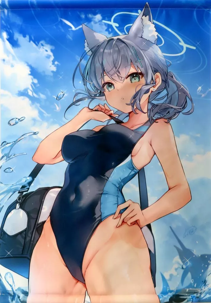 【ブルーアーカイブ】B2タペストリー 水着ver 砂狼シロコ(KiTA) C105/Sandrop