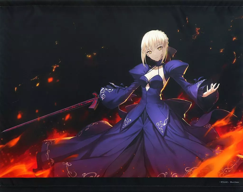 【Fate】B2タペストリー セイバーオルタ(fame) COMIC1☆15/RINGOEN