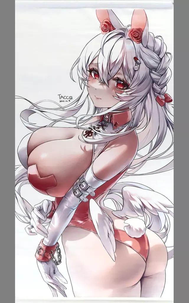 ロングタペストリー オリキャラうさぎ(TACCO) /くわい屋_image