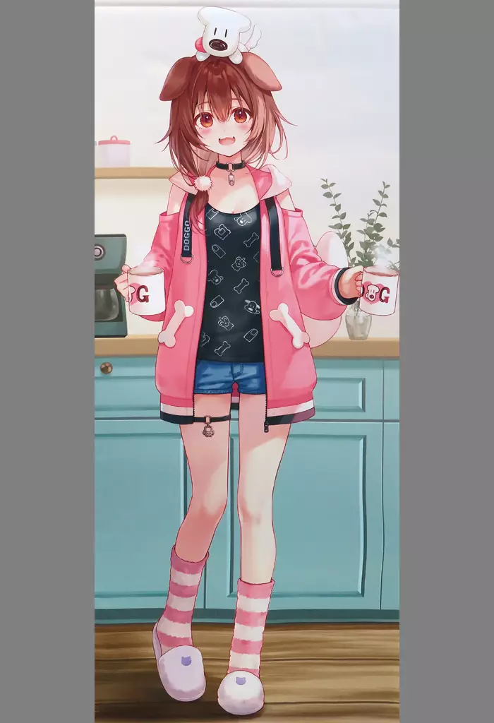 戌神ころね 等身大タペストリー フカヒレ先生 C105 RUINON 駿河屋 -<中古>【バーチャルYouTuber】等身大タペストリー Hololive 戌