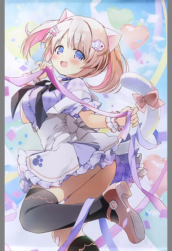 【バーチャルYoutuber】B2タペストリー 猫音こまり(永山ゆうのん) 2024お誕生日記念グッズ