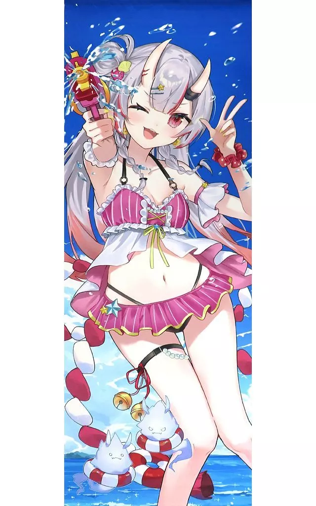 【バーチャルYoutuber】等身大タペストリー 夏が来た余! 百鬼あやめ(ななかぐら) C106/Stella Lucia