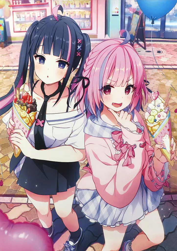 【バーチャルYoutuber】B2タペストリー 生駒ミル＆九条フレカ(kino＆konomi) /きのこのみ