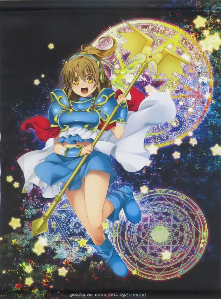 【ぷよぷよ・魔導物語】A2タペストリー アルル・ナジャ(おゆき) ぷよ主義6/月華の猫