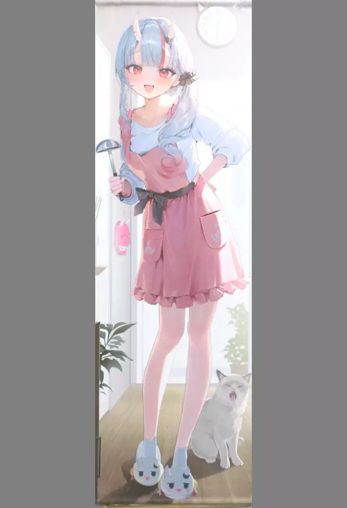 【ホロライブプロダクション】等身大タペストリー 百鬼あやめ(いるか) C107/えんどるふぃん