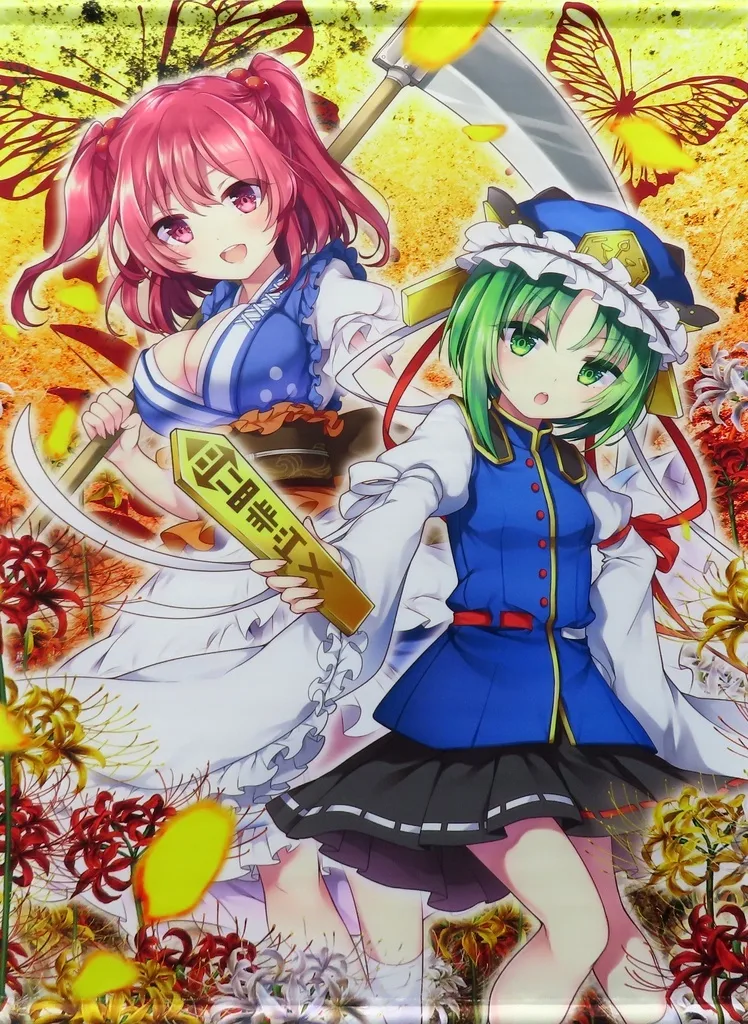 【東方project】B2タペストリー 四季映姫＆小野塚小町(m4go) /東方生活教導団