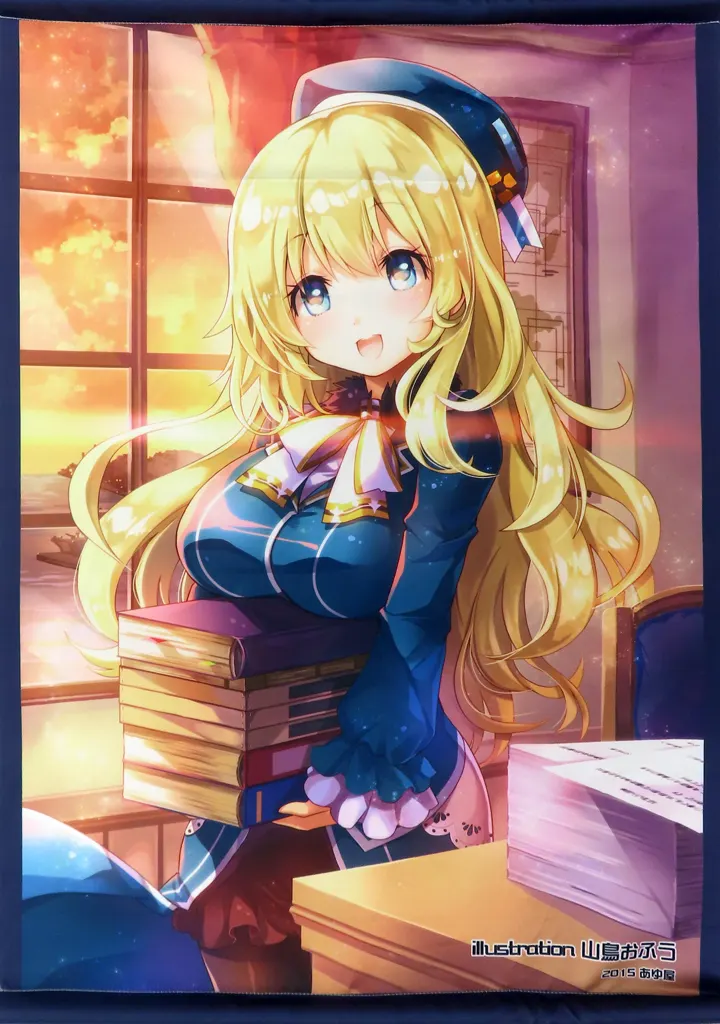 【艦隊これくしょん～艦これ～】B2タペストリー 愛宕(山鳥おふう) 2015/あゆ屋（本体不備（中））