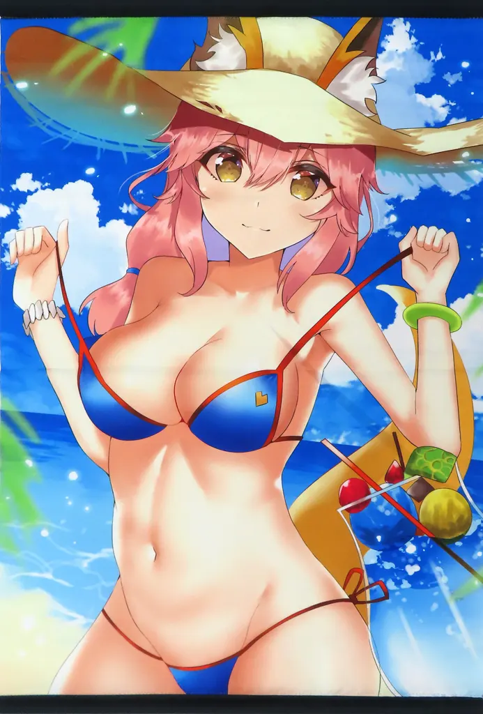 【Fate シリーズ】B2タペストリー 水着 玉藻の前(モルチ) C94/モルちん斬