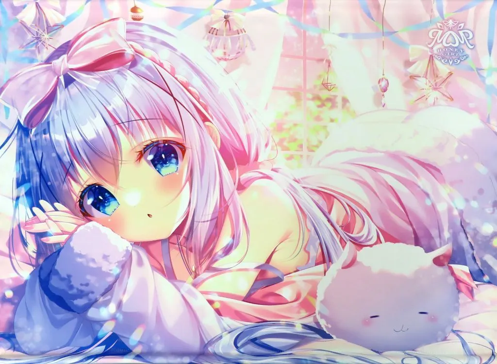 【ご注文はうさぎですか?】B2タペストリー 窓 チノ(蜜桃まむ) /蜂蜜少女