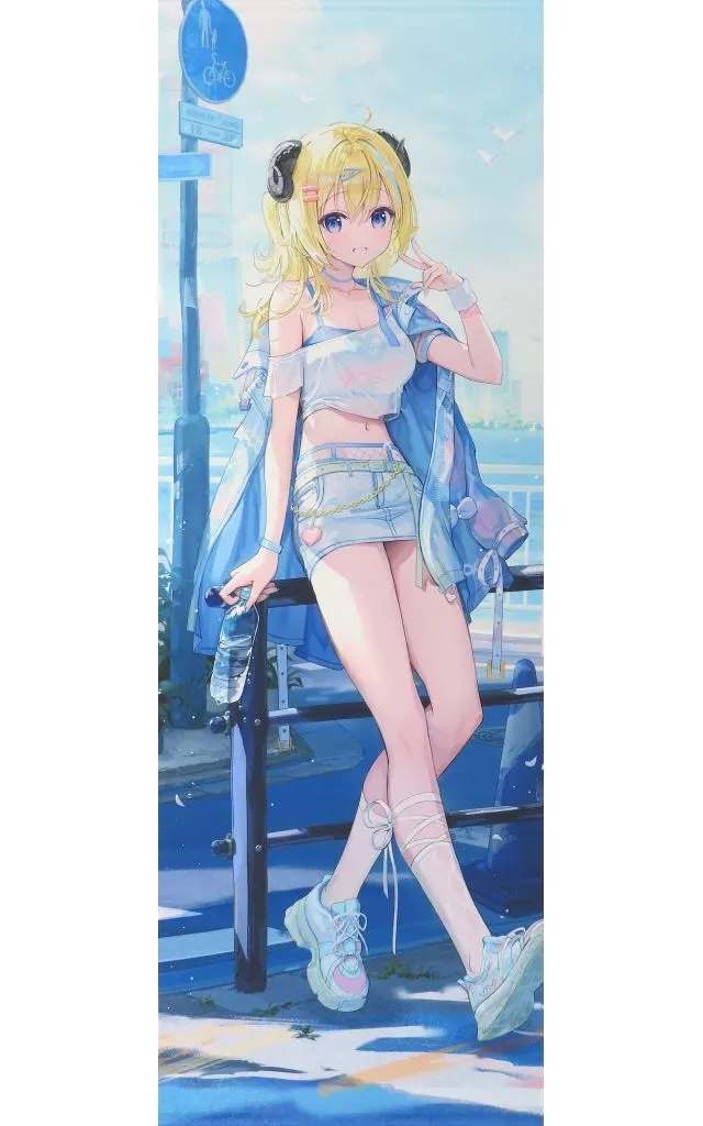 【ホロライブプロダクション】等身大タペストリー 角巻わため(ふーみ) C108/ラジアルエンジン