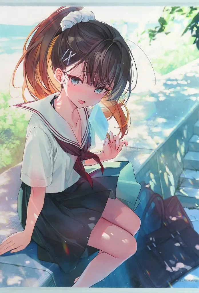 【オリジナル】B2Wスエードタペストリー 106+ 麗 by Melonbooks Girls Collection 2025 SUMMER(かるかるめ) C106/メロンブックス