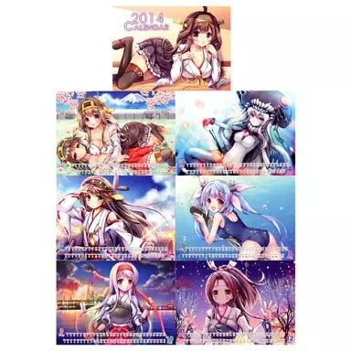 【艦隊これくしょん～艦これ～】2014年度ポストカードサイズカレンダー(深瀬アヤカ) C85/紅音色