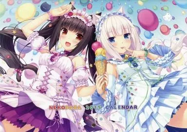 【オリジナル】2015年ねこパラカレンダー(さより) C87新作特典/NEKO WORKs＆BOOTH
