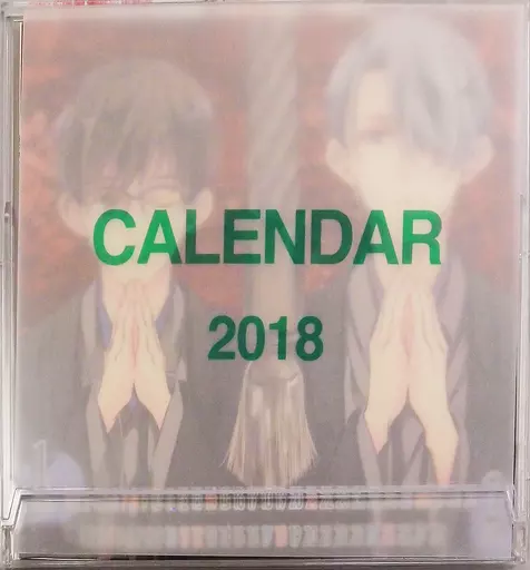 【ユーリ!!! on ICE】2018年卓上カレンダー 勝生勇利＆ヴィクトル・ニキフォロフ(えとう綺羅) C93/くちびるから散弾銃