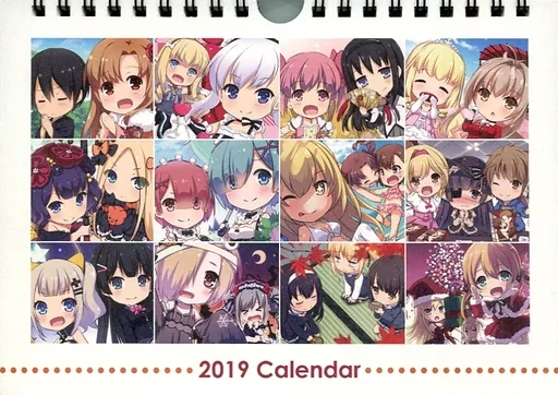 【よろず】2019年卓上カレンダー(なかじまゆか) C95/Digital Lover