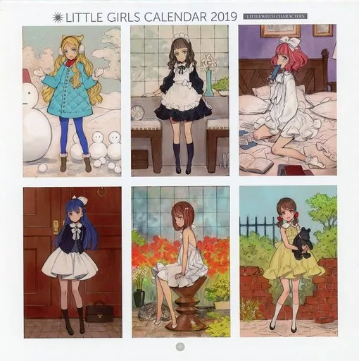 【オリジナル】2019年カレンダー(大槍葦人) C95/少女騎士団