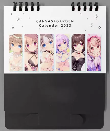 【オリジナル】2023年卓上カレンダー(宮坂みゆ&宮坂なこ) C101/CANVAS+GARDEN