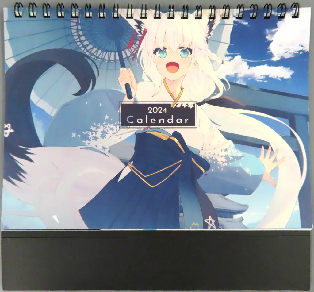 【バーチャルYoutuber】2024年卓上カレンダー 白上フブキ(凪白みと) C103/white parabellum