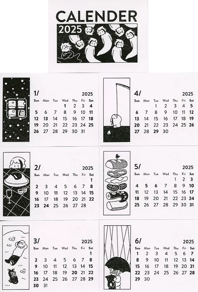 【ツイステッド ワンダーランド】2025年卓上ミニカレンダー(B) BeckonoftheMirror30/マカダミアしまうま
