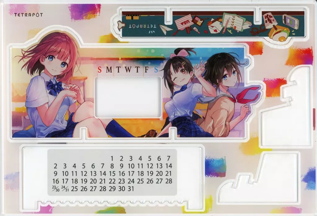 【オリジナル】万年アクリルカレンダー (はねこと) C97/TETRAPOT