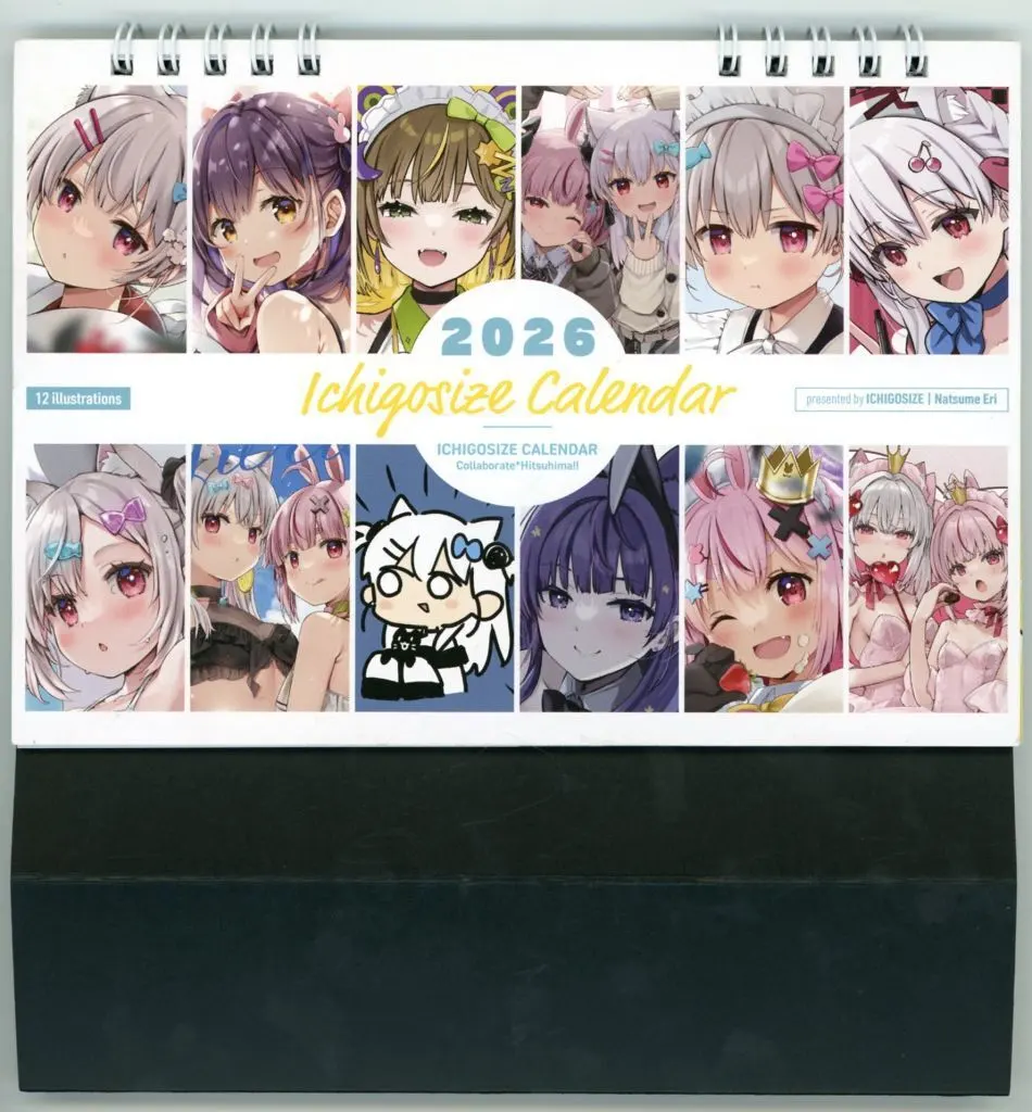 【バーチャルYoutuber】2026年卓上カレンダー(なつめえり) C107/いちごさいず