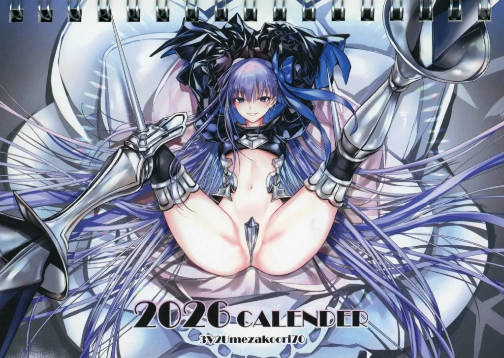 【Fate シリーズ】卓上メルトカレンダー 2026年 メルトリリス(御堂ペンギン) C107/3V2Uめざ氷70