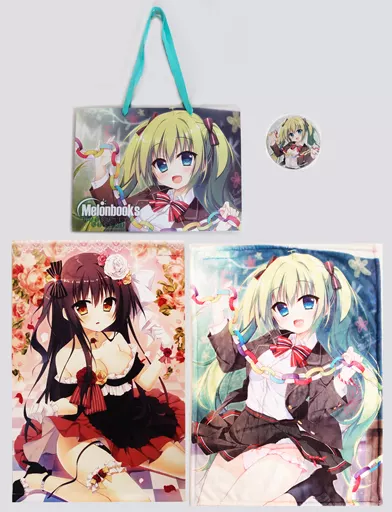【めろんちゃん】グッズセット ブラックベリー&めろんちゃん(茉宮祈芹) C93/メロンブックス