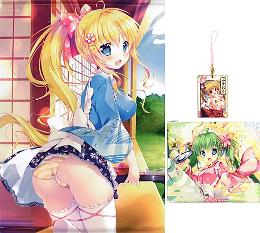 【めろんちゃん】和風グッズセット めろんちゃん&れもんちゃん(みけおう) 2019.1/メロンブックス