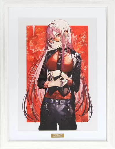 【未開封】かやはら　複製原画 駿河屋 -<中古>【オリジナル】A3複製原画 絵柄A 『赤』(かやはら) かや