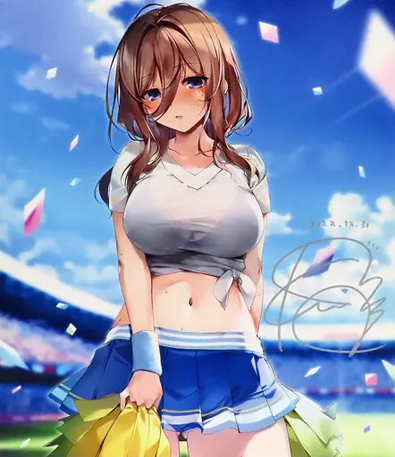 [直筆サイン入り]【五等分の花嫁】キャンバスアート 中野三玖(karory) C101/KAROMIX（本体不備（中））