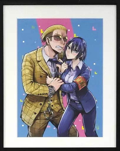 同人その他雑貨　[破損品]【オリジナル】額装付き高精彩複製原画 絵柄B(晴十ナツメグ) 第16回高精彩複製原画GALLERY/とらのあな