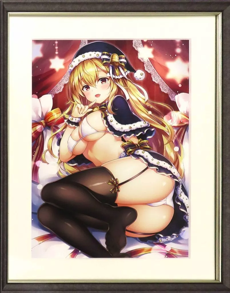 同人その他雑貨　【オリジナル】A3プレミアムビジュアルグラフ 復刻 絵柄A Merry URISTMAS 2023(三つ葉ちょこ) 2024.2/メロンブックス