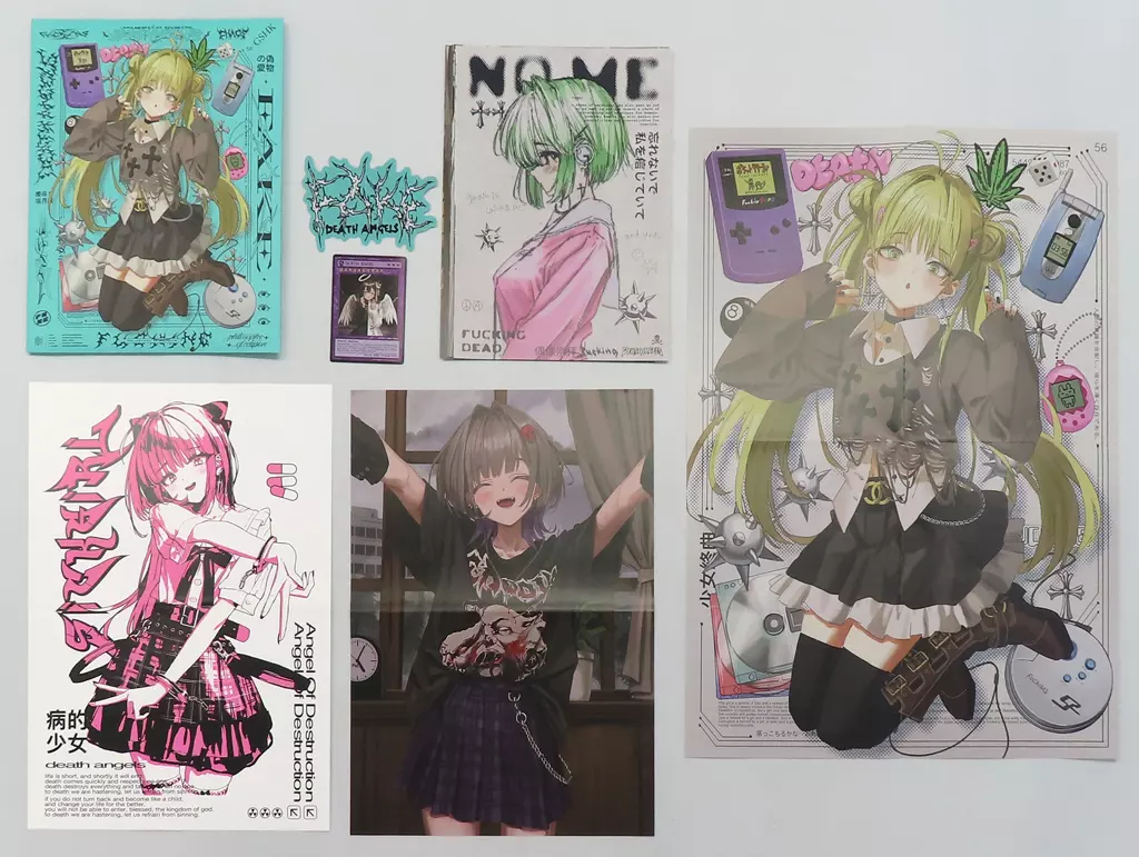 【DEATH ANGELS】ART BOOK ”FAKE”グッズセット C103/儀式(Gishiki)