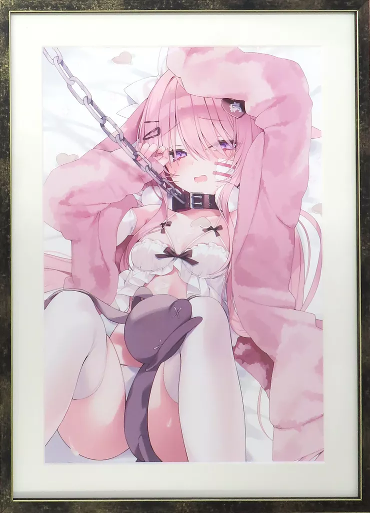 【オリジナル】描き下ろし複製原画 ちょこれーと・びーすと ほわいと(しゅびぃ) 2025.4/メロンブックス