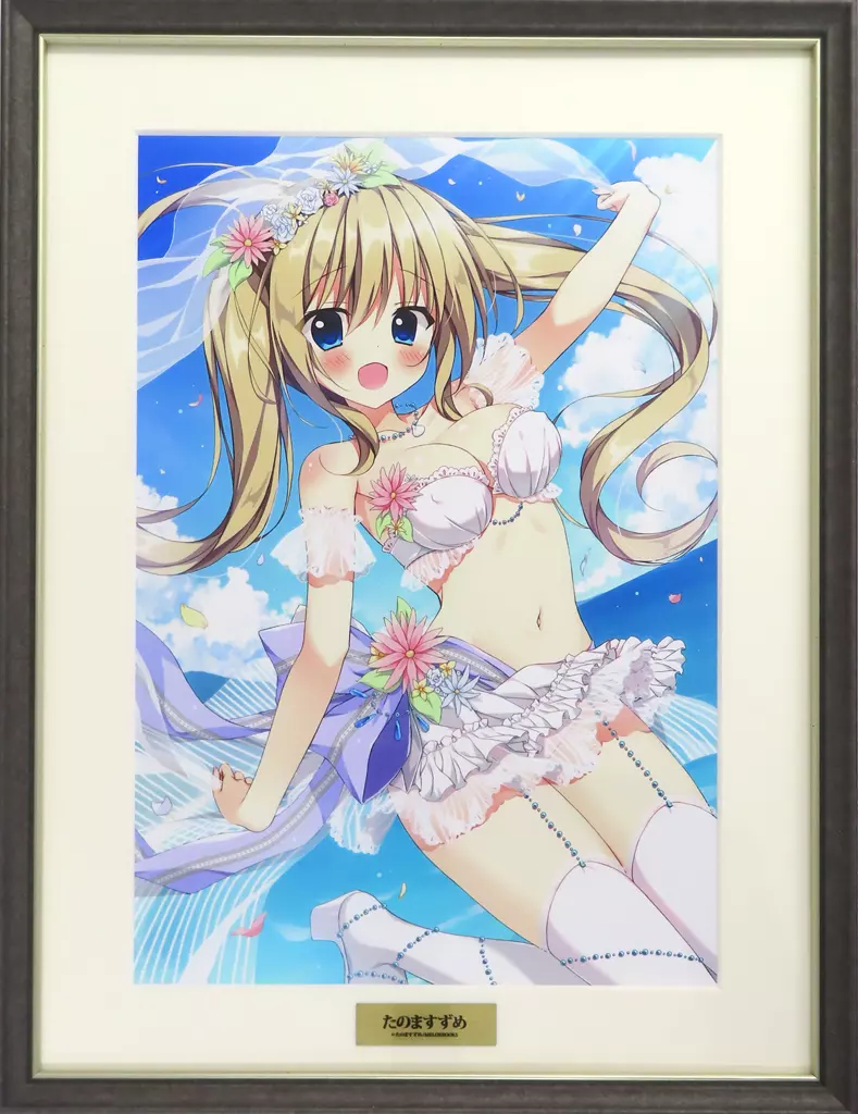 【オリジナル】A3キャラファイングラフ 展示11(たのますずめ) うりぼうざっかバーチャルギャラリー 花嫁展/メロンブックス