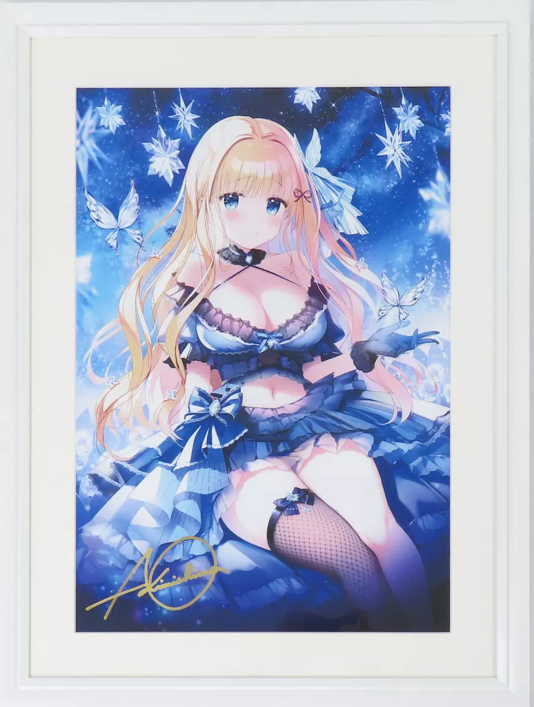 [直筆サイン入り]【オリジナル】複製原画 UltraMarine メリア(きみしま青) きみしま青オンリーショップ/メロンブックス