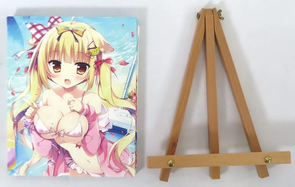 【めろんちゃん】F3キャラファインボードセット 黄すいか(白もち桜) /メロンブックス（シミ・汚れ・傷みあり）