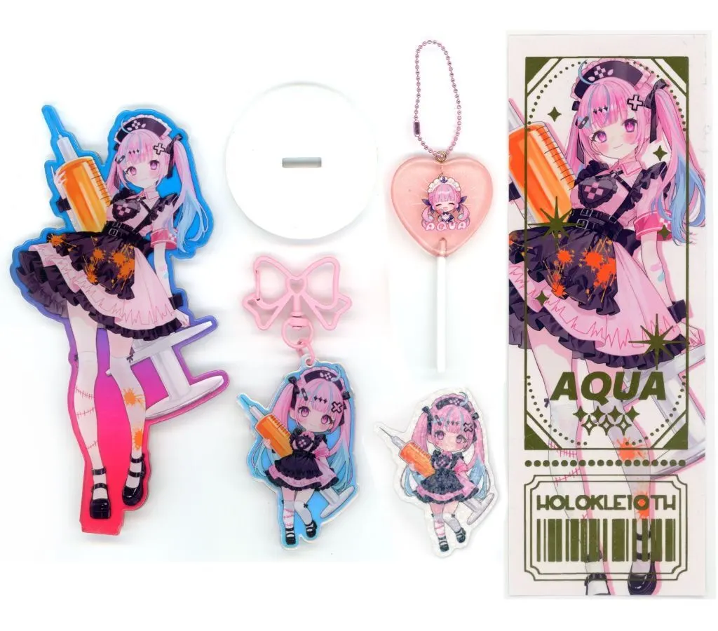 【ホロライブプロダクション】スタテングッズセット 湊あくあセット(楪) ホロクル10th/Syrup rondo