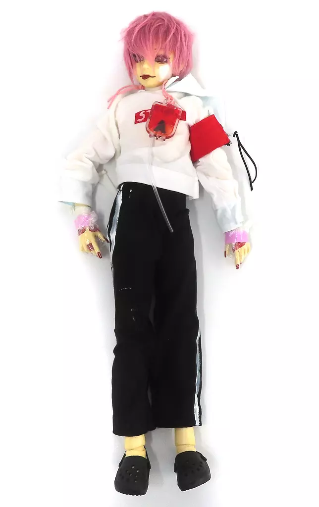 ドール　60cm 男性ドール(ピンク髪/白洋服)
