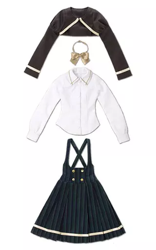 ドールアクセサリー　AZO2用 ボレロ制服set(グリーン)