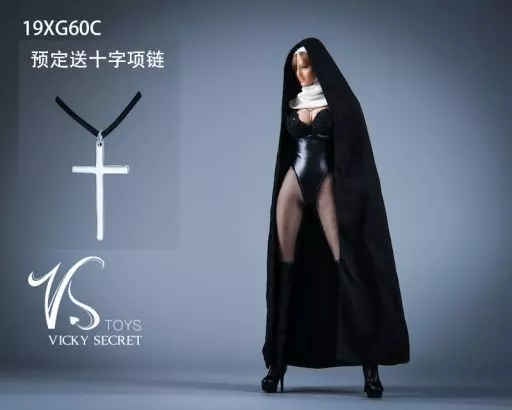 ドールアクセサリー　1/6用 女性用アウトフィットセクシー修道女 C