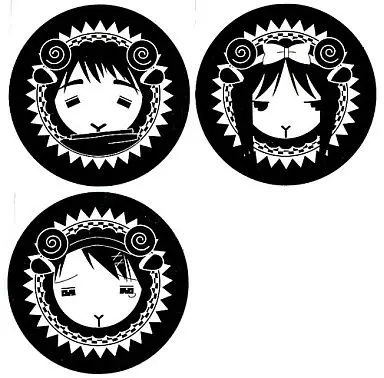 コースター(キャラクター)　ロシア＆ベラルーシ＆ウクライナ コースター(3枚組) ｢ヘタリア×羊でおやすみシリーズ Vol.5」 アニメイト購入特典