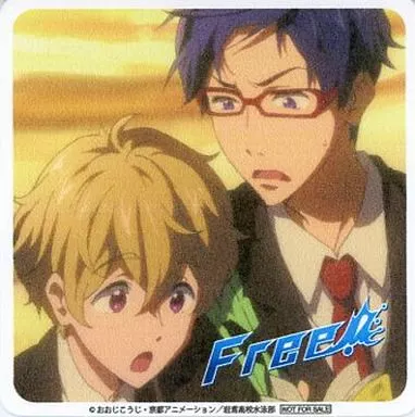 Free!　怜　コースター 駿河屋 -<中古>葉月渚＆竜ヶ崎怜(制服) ペーパーコースター