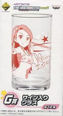 水瀬伊織 サイン入りグラス 「一番くじプレミアム アイドルマスターPART2」 G賞