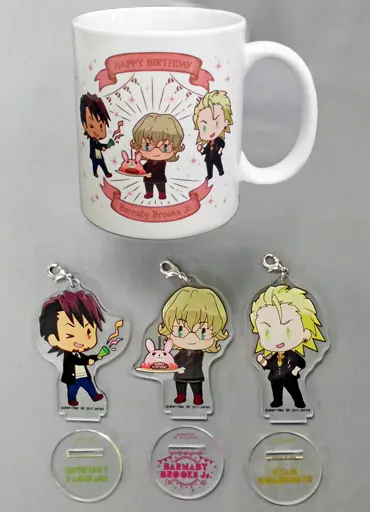 虎徹&バーナビー&ライアン カフェセット(マグカップ&チャームセット) 「一番カフェ 劇場版 TIGER&BUNNY -The Rising-」_image
