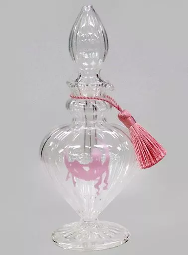 駿河屋 - 【買取】ガラスの香水瓶風きらきら醤油さし(ピンク) 「美少女